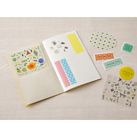 Sticker Buch, gelb
