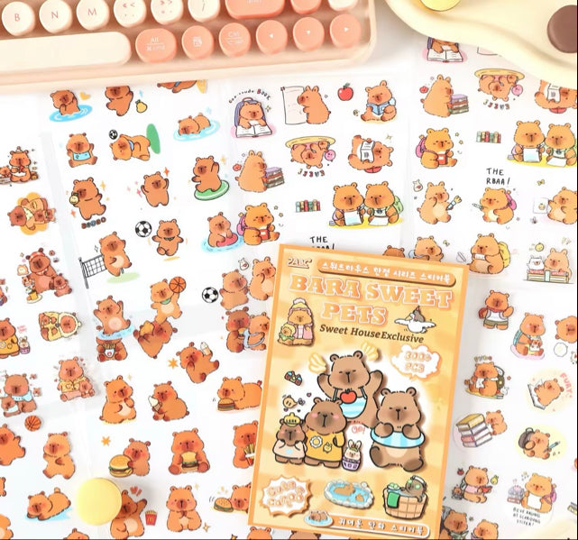 Stickerbuch Capybara