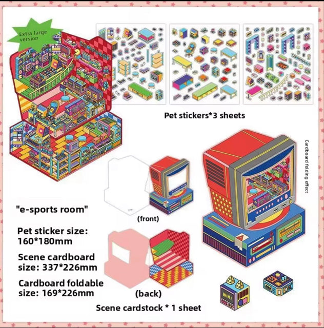Miniatur Sticker Szene: E-Sports Room