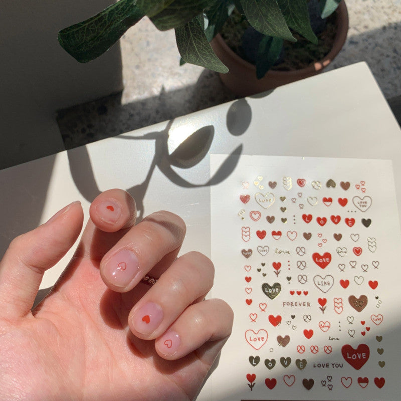 Daily Nail: deco hearts