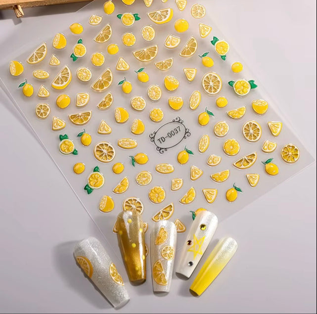 Nail Sticker: Zitronen